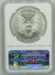 1998 Ngc Ms69 1oz American Silver Eagle $1 Coin - 269 - D1 Silver photo 1