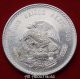 1948 Silver Coin Asw.  8681 Ounce Mexico Cuauhtemocs 5 Pesos Aztec People Au Silver photo 1