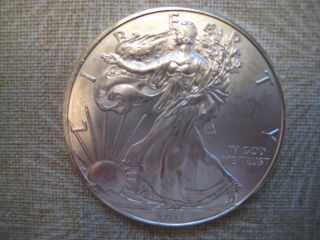 2011 - American Silver Eagle - Bu - Ungraded - Coin - 03 photo