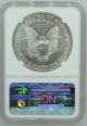 1996 Ngc Ms69 1oz American Silver Eagle $1 Coin - 157 - D1 Silver photo 1