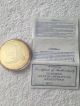 Washington Sacagewea 2000 Giant Quarter Pound Gold Plated Silver.  999 Silver photo 3