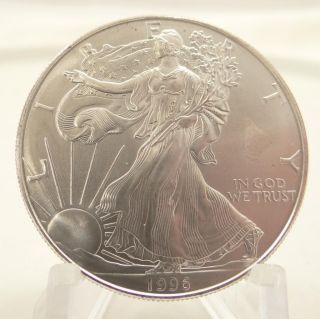 Silver American Eagle $1 Bullion Coin 1996 Single 1oz.  999 photo