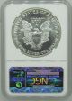 1989 Ngc Ms69 1oz American Silver Eagle $1 Coin - 154 - D1 Silver photo 1