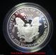 2005 - W $1 Silver Eagle Proof.  With.  1oz.  999 Silver. Silver photo 1