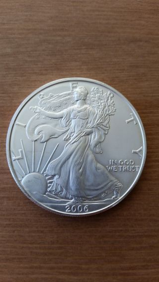 2006 American Silver Eagle 999 Fine Silver Bullion Coin photo