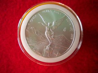 2014 1 Oz Silver Mexican Libertad Perfect Gift Treasure Coin Look photo