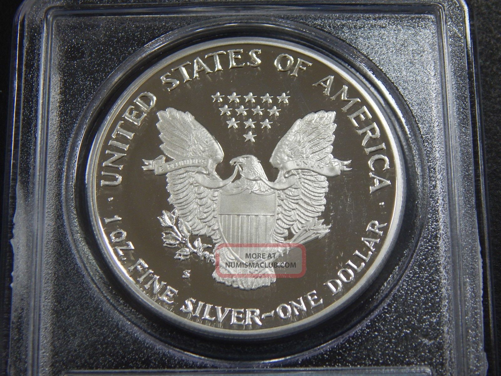 1988 - S Proof Silver Eagle Pcgs Pr69dcam Deep Cameo No Toning Spots