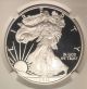 2011 - W $1 Ngc Pf 70 Ultra Cameo Early Release Silver American Eagle (pr 70 Ucam) Silver photo 2
