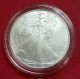 2006 - American Eagle 1oz Silver Coin (uncirculated) W/box & (key Date) Silver photo 1