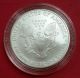2006 - American Eagle 1oz Silver Coin (uncirculated) W/box & (key Date) Silver photo 2
