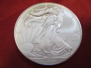2014 1oz Silver American Eagle Uncirculated Coin photo
