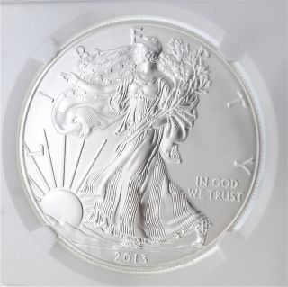 2013 American Eagle Silver One Dollar 1 Ngc Ms 70 Certified First Releases Coin photo