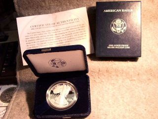 2006 - W / Silver Eagle / $1 / Proof / Boxed With / Xmas photo