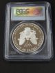 1996 - P Proof Silver Eagle Pcgs Pr69dcam Deep Cameo Bullion Coin Silver photo 2