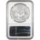 2012 S Silver American Eagle Ms69 Struck At San Francisco Ngc Brown Label (a) Silver photo 1
