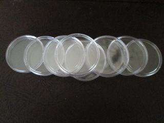 10 All Air Tight Coin Cases For 1oz Silver Eagles 40.  6mm photo