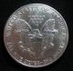 1991 American Silver Eagle 1 Troy Oz.  Bullion Coin W/ Airtite Case 121504 Silver photo 1