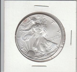 2000 Walking Liberty Silver Dollar 1 Oz.  999 Fine Silver Uncirculated. photo