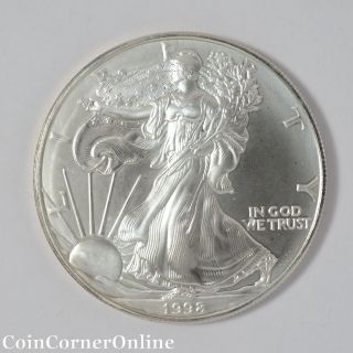 1998 United States $1 Silver Eagle 1 Oz Fine Silver Ch Bu (ccx987) photo