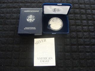 1997 American Eagle Silver Proof Bullion Dollar Coin photo