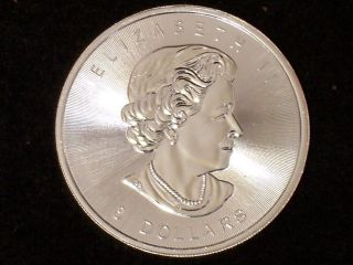 2015 Canadian Bison 1.  25 Ounce 9999 Fine Silver 8 Dollar Uncirculated Tube photo