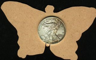 1 0z Bu Ounce U.  S.  Silver American Eagle 2009 Ungraded Dollar Bullion Coin photo
