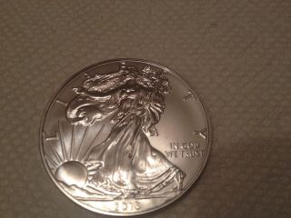 2013 1 Oz -.  999 Pure Silver Lady Liberty Coin - - Uncirculated photo
