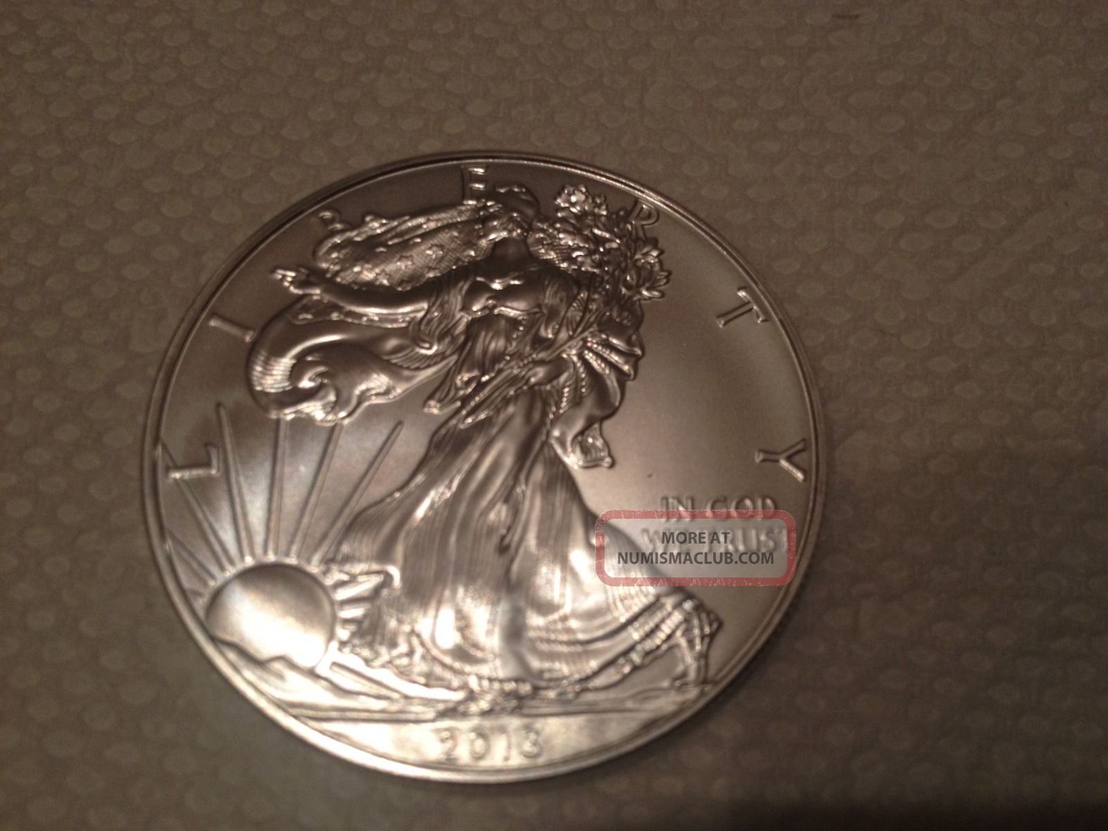2013 1 Oz 999 Pure Silver Lady Liberty Coin Uncirculated