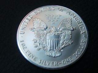 1992 - Pristine American Eagle Silver Dollar Coin Uncirculated photo
