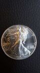 1992 - Pristine American Eagle Silver Dollar Coin Uncirculated Silver photo 1