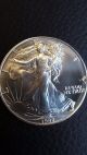 1992 - Pristine American Eagle Silver Dollar Coin Uncirculated Silver photo 2