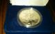 Uncirculated 1988 American Eagle Silver Dollar With Felt Case And Box Silver photo 5