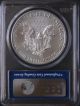 2011 (w) Pcgs Ms70 American Silver Eagle West Point Label Silver photo 1