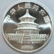1989 China 10 Yuan Silver (1 Oz,  0.  999 Fine) Panda With & China photo 1