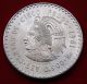 Silver Coin 1947 Mexico Mexican Cuauhtemocs 5 Pesos Asw.  8681 Oz Aztec Indian Au Silver photo 2