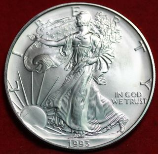 Uncirculated 1993 American Eagle Silver Dollar photo