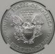 2012 - W Burnished Silver Eagle $1 Ms 70 Ngc Silver photo 3