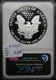 2007 W Proof Silver Eagle 1 Oz.  999 Ngc Pr 70 Early Releases 405 - 081 Silver photo 1