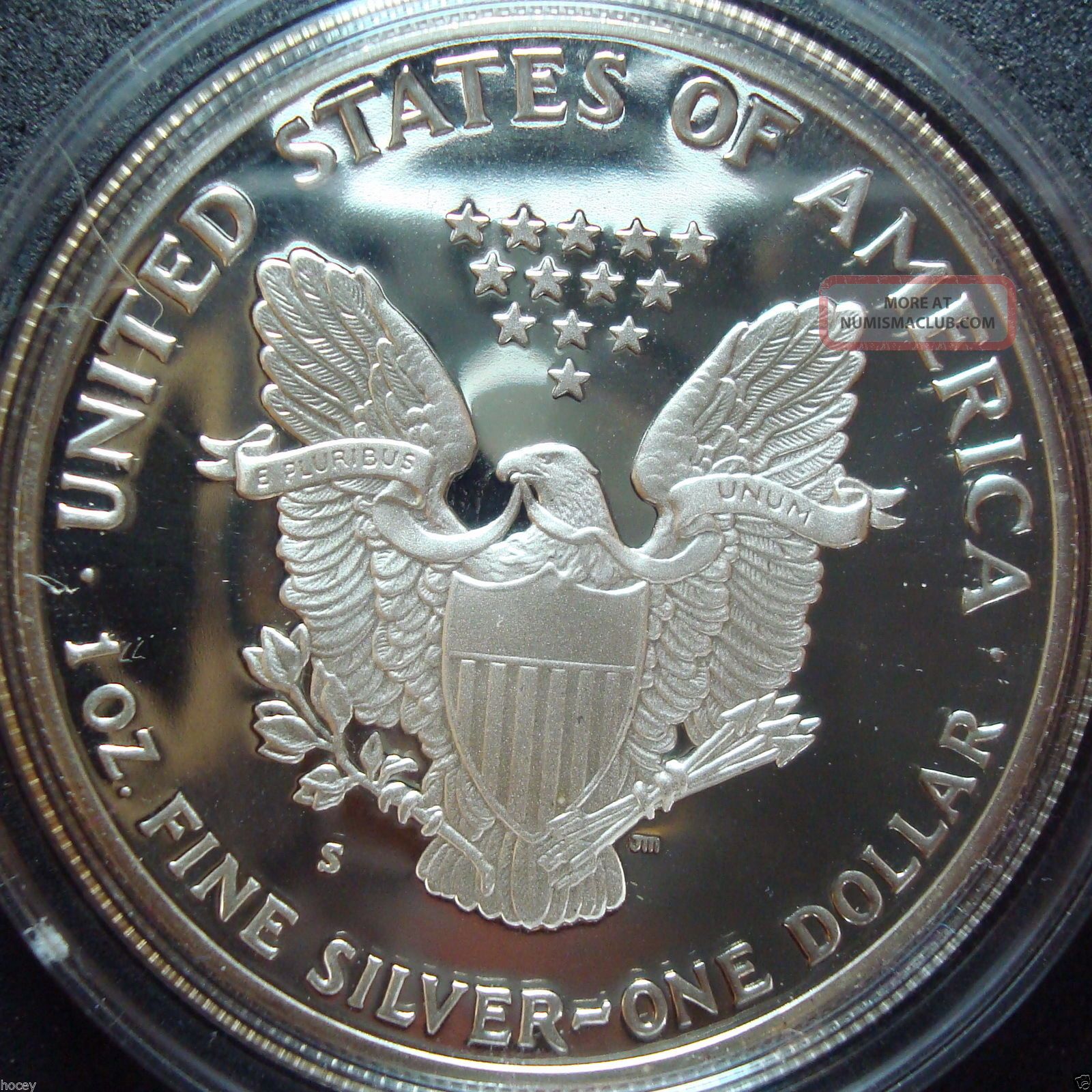 1990 S Proof American Eagle 1 Ounce Silver Dollar Coin 1990 S Proof American Eagle 1 Ounce Silver Dollar Coin
