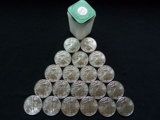 2011,  1 Oz Silver American Eagles (20 - Coin Tube) photo
