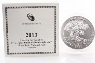 2014 P America The Great Basin National Park,  Nv 5oz Quarter Unc Coin photo