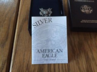 1998 P Silver American Eagle Proof 1 Oz photo