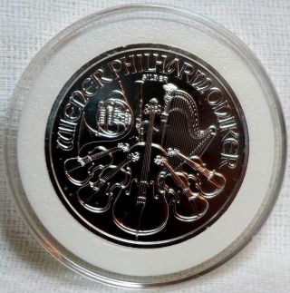 2014 Bu Austrian Philharmonic 1,  50 Euros Coin 1 Troy Oz In Airtite Uncirculated photo
