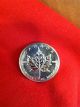1990 Canada Maple Leaf Five Dollar 1 Oz.  9999 Fine Silver Coin Bu W/ Silver photo 1