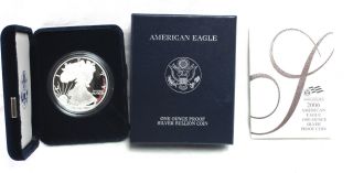2006 - W 1 Oz Proof Silver American Eagle & photo