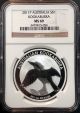 2011 P $1.  00 Australia Silver Kookaburra Graded Ms 69 By Ngc Australia photo 1