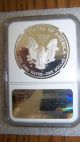 2014 W 1 Oz Silver Eagle Ngc Pf69uc Early Releases Star Label Silver photo 1