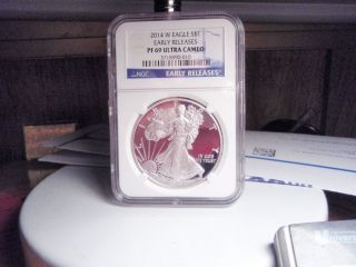 2014 W Silver Eagle Pf69 Ucam Early Releases Proof 