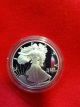 1990 S Proof American Eagle One Dollar 1 Oz.  999 Silver Coin W/ & Ogp Silver photo 1