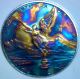 Rainbow Toned 2014 1 Troy Ounce Silver Mexican Libertad.  999 Fine Silver photo 1